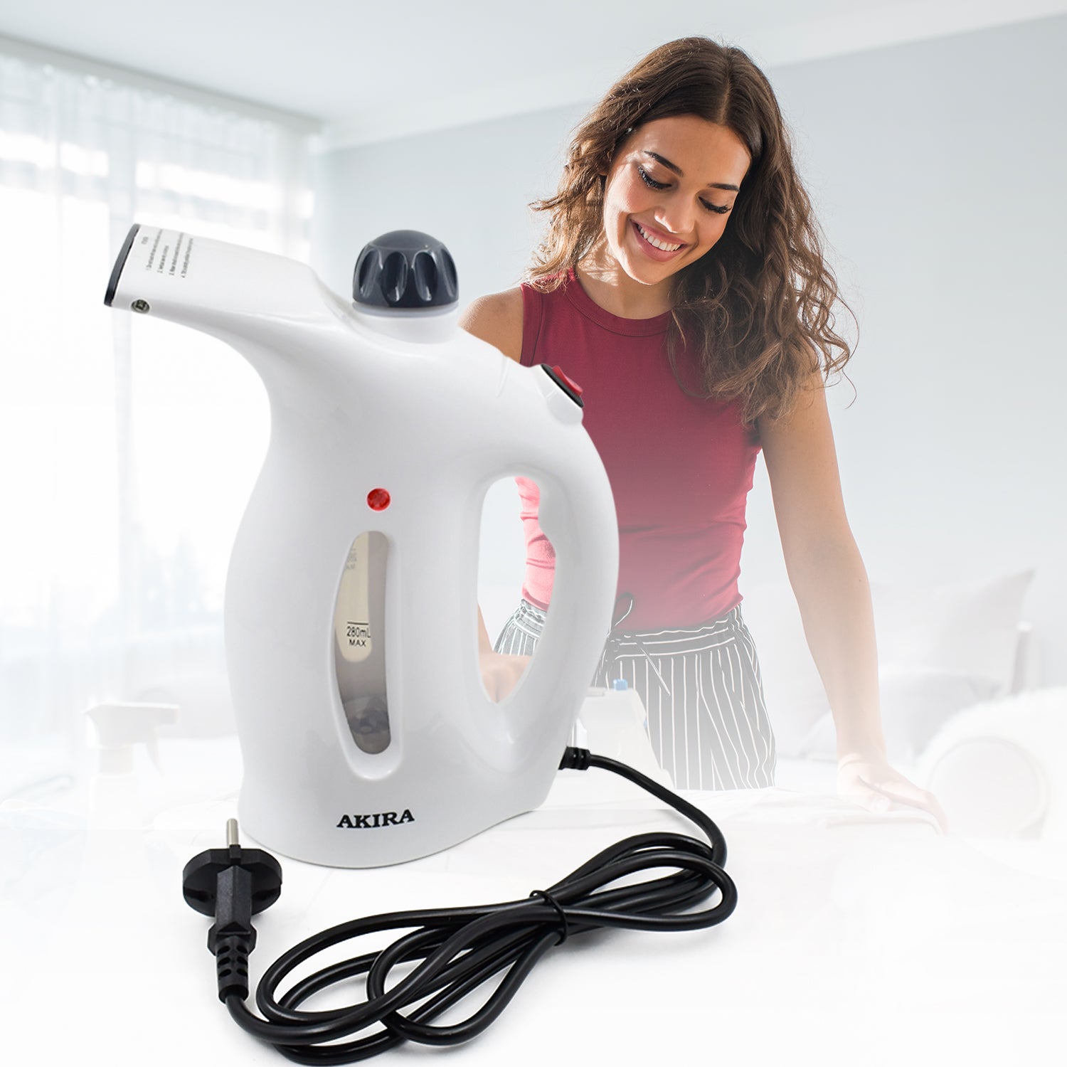 Portable Handheld Garment & Facial Steamer (1 Pc) Portable Handheld Garment & Facial Steamer (1 Pc)